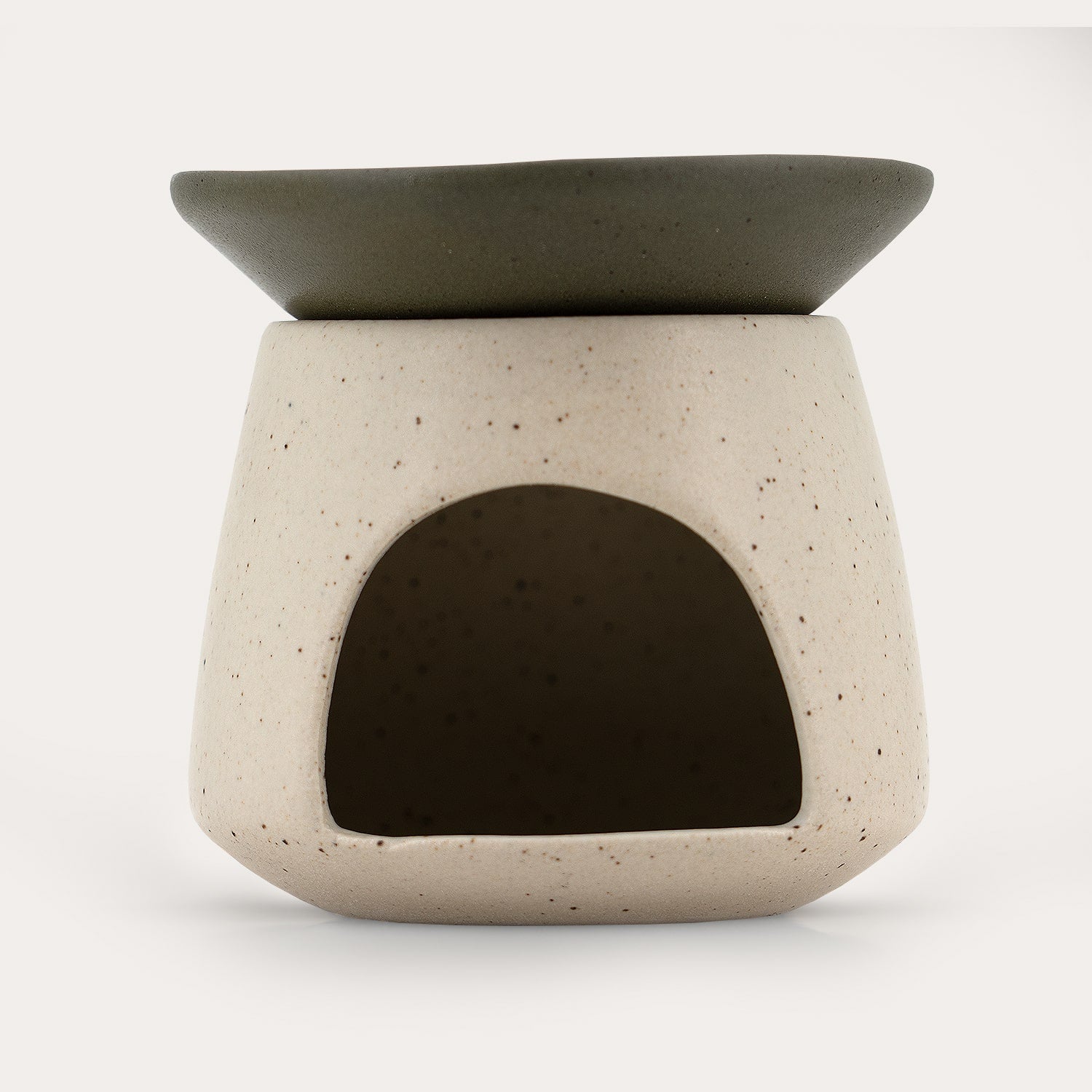 Hic Ceramics Keramik Duftlampe mit Wasserteller