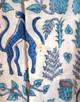 Herrenhemd Raj - Blue Animal Print